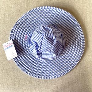 Ruffle Butts Seersucker Swim Sun Hat for Toddler